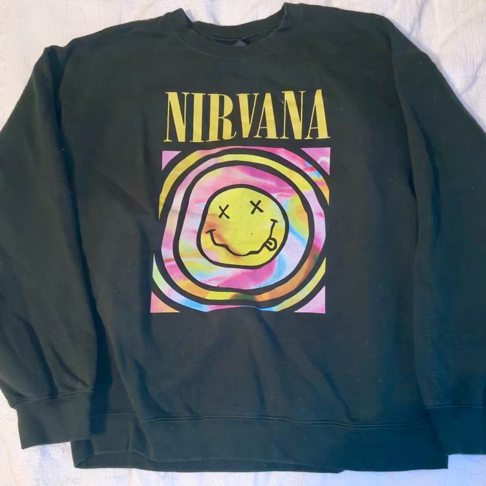 Nirvana Graphic Crewneck Sweater
